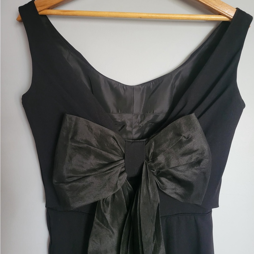 1940s 1950s Dorothy O’Hara Black Cocktail Dress